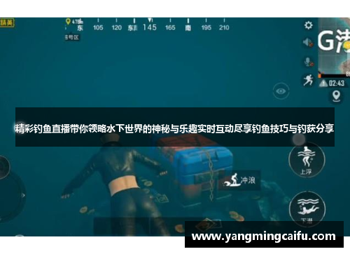 精彩钓鱼直播带你领略水下世界的神秘与乐趣实时互动尽享钓鱼技巧与钓获分享